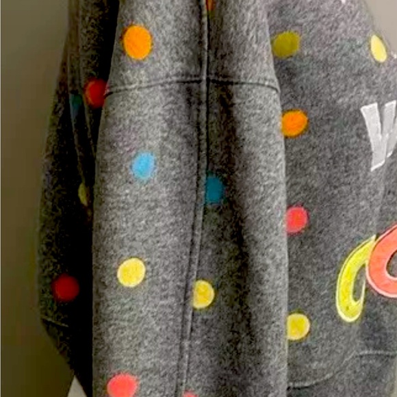 2023 DISNEY PARKS WONDERFUL WORLD OF COLOR SWEATSHIRT Large SEMI CROP NWOT - Picture 3 of 6